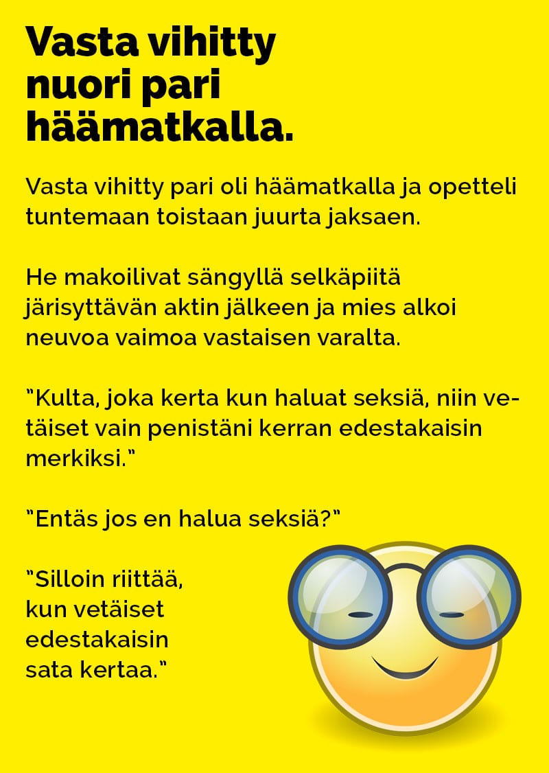 vasta_vihitty_nuori_pari_ha%cc%88a%cc%88matkalla_2
