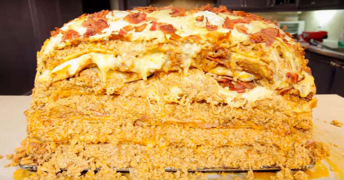 Miljoonan kilokalorin lasagne