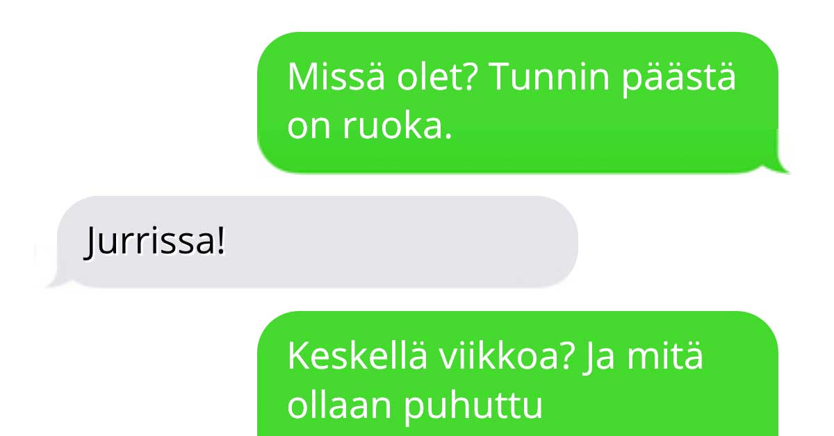 Tekstarimokat: Jurrissa keskellä viikkoa