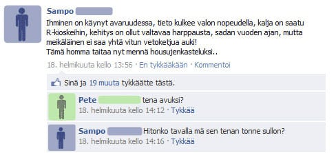 Feissarimokat: Ketju jumissa