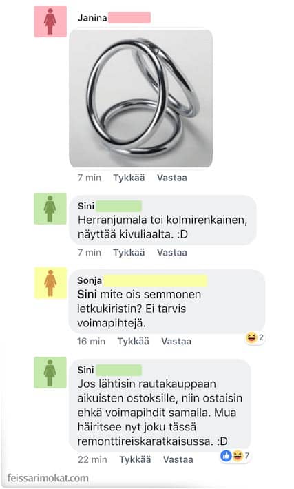 Feissarimokat: Sonjan yllätyspussukka saa naiset haukkomaan henkeä