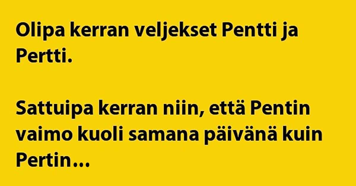 VITSIT: Pertin vene uppoaa – mummolta sydänkohtaus lähellä