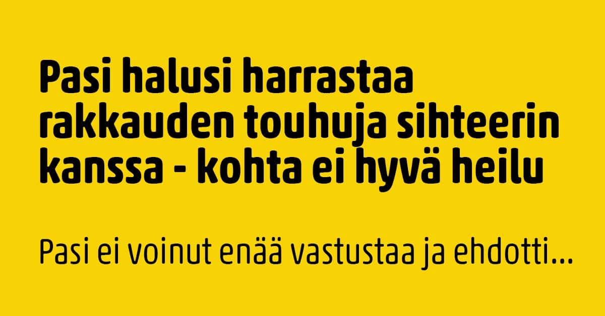 VITSIT: Pasi iskee silmänsä varattuun sihteeriin