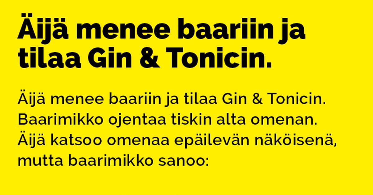 VITSIT: Mies tilaa baarissa drinkkejä – baarimikon ratkaisut herättävät epäilyksiä