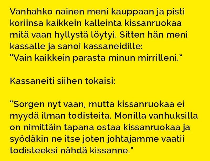 VITSIT: Naisen kosto – kaupan kassa saa iljettävän opetuksen