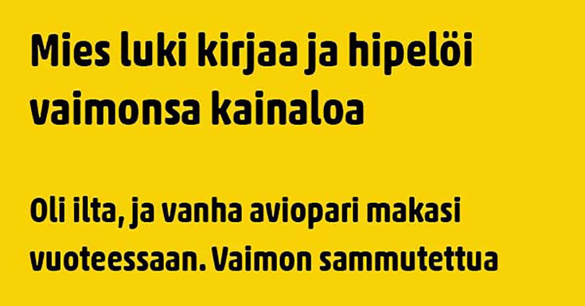 VITSIT: Mies hipelöi naisen kainaloa – kohta nainen käy kuumana