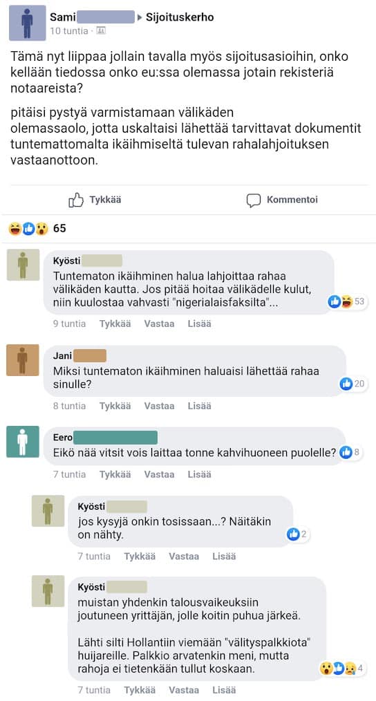 FEISSARIMOKAT: Sami haluaa auttaa tuntematonta mummoa – ei haista palaneen käryä