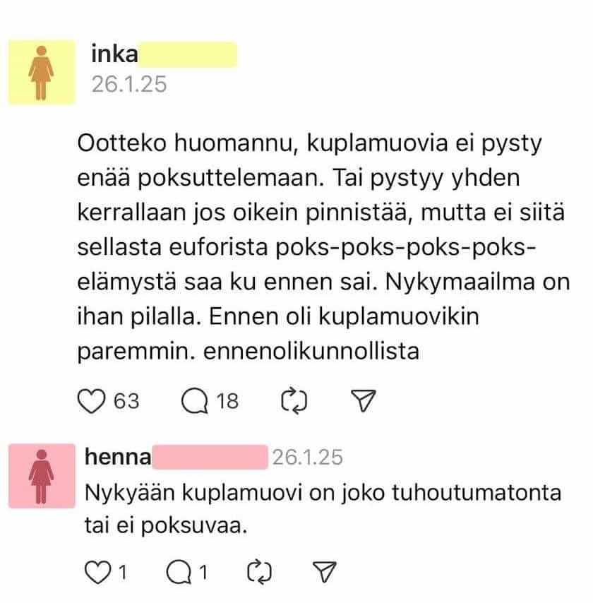 Kaikki on pilalla – kuplamuovi ei enää poksu