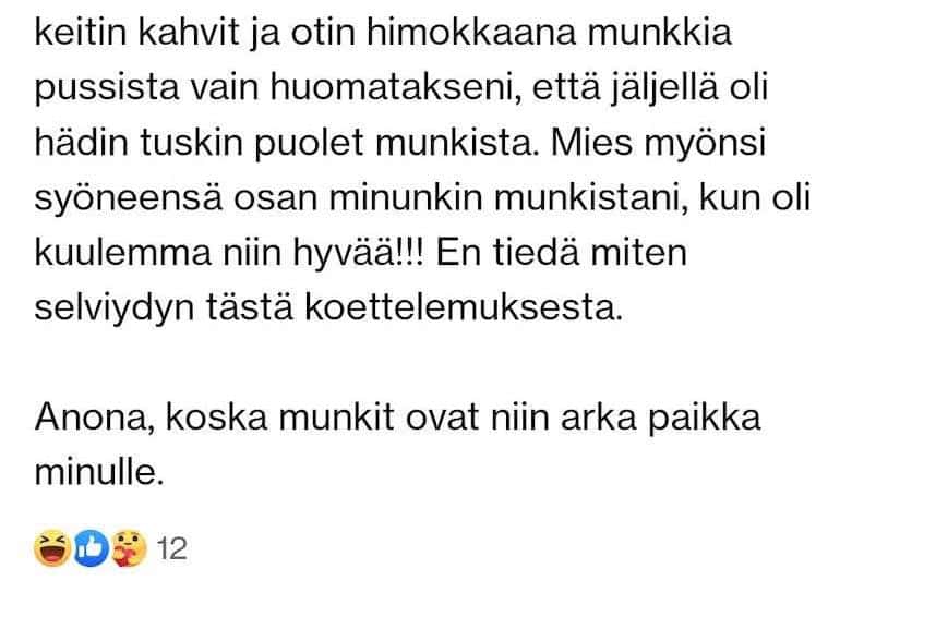Possumunkin himo aiheuttaa aviokriisin