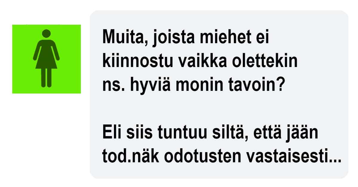 Kaunis ja hyvät geenit omaava nainen ei löydä miestä – missä vika?