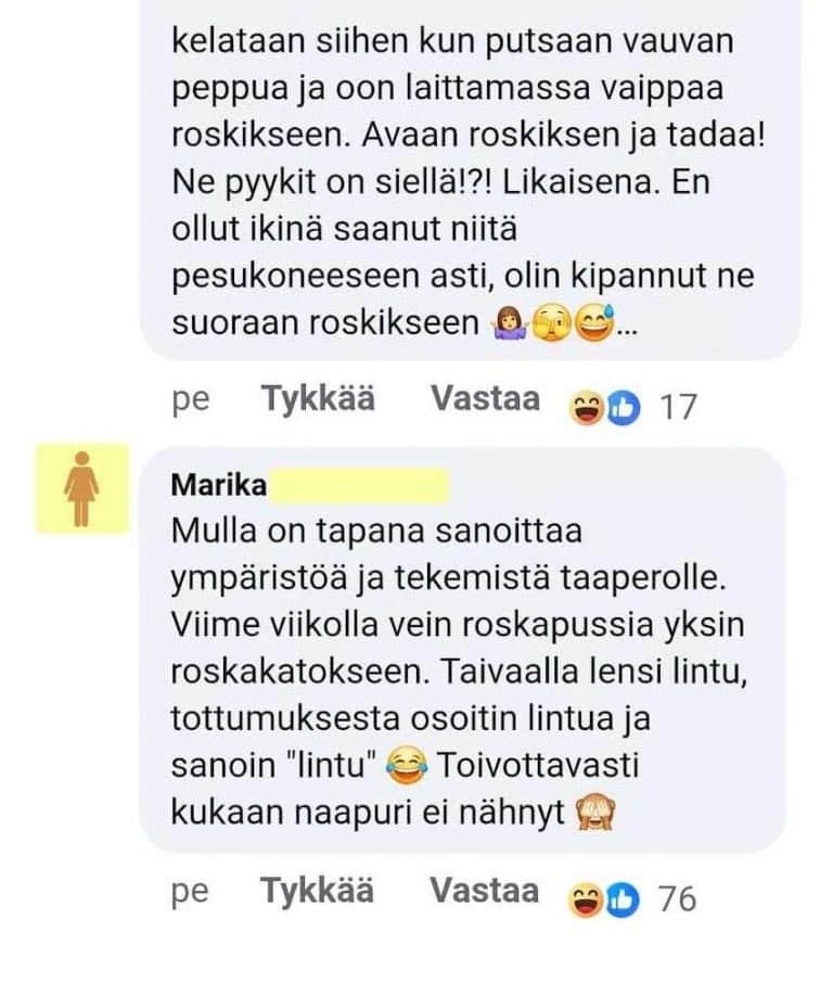 Muffinssien peseminen astianpesukoneessa käynnistää tapahtumien sarjan