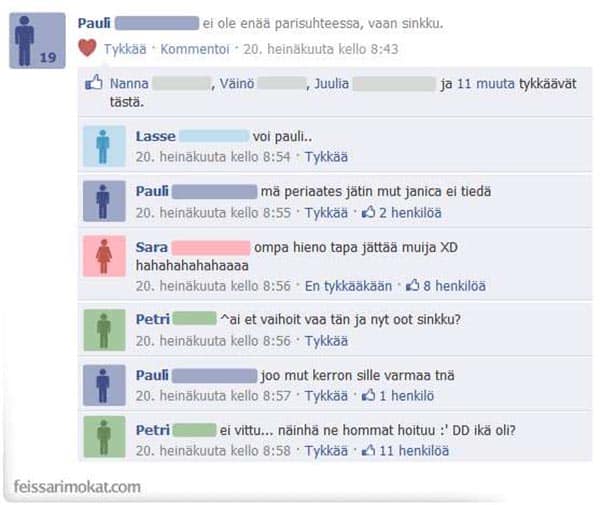 Pauli jättää tyttöystävänsä todella karulla tavalla
