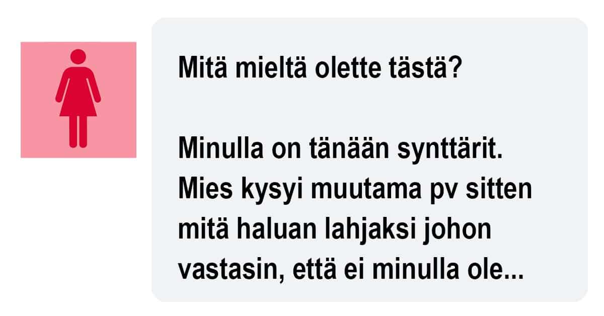 Miehen ostama suklaa saa naisen raivostumaan – lihominen jatkuu